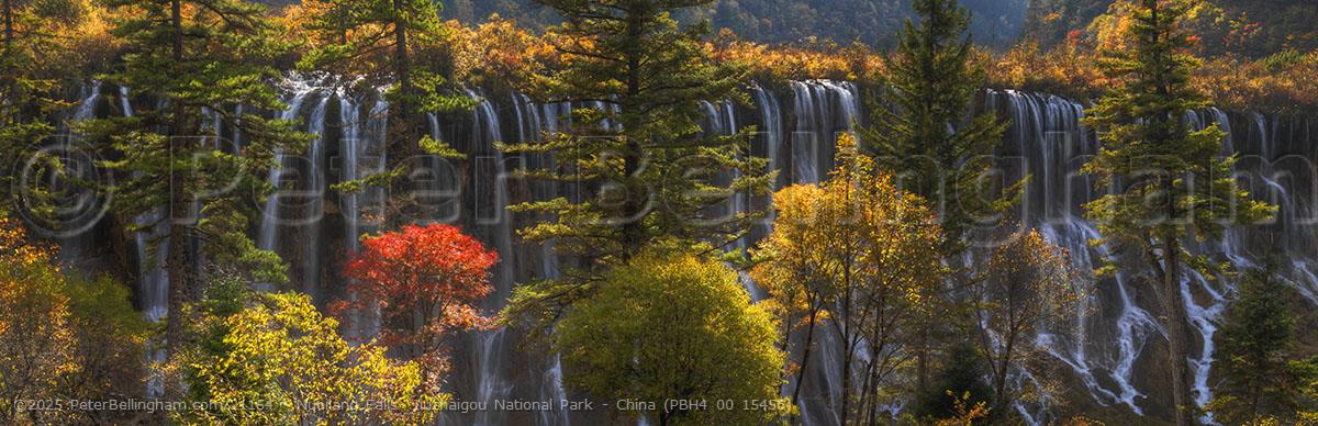 Peter Bellingham Photography Nuoilang Falls- Jiuzhaigou National Park - China (PBH4 00 15456)